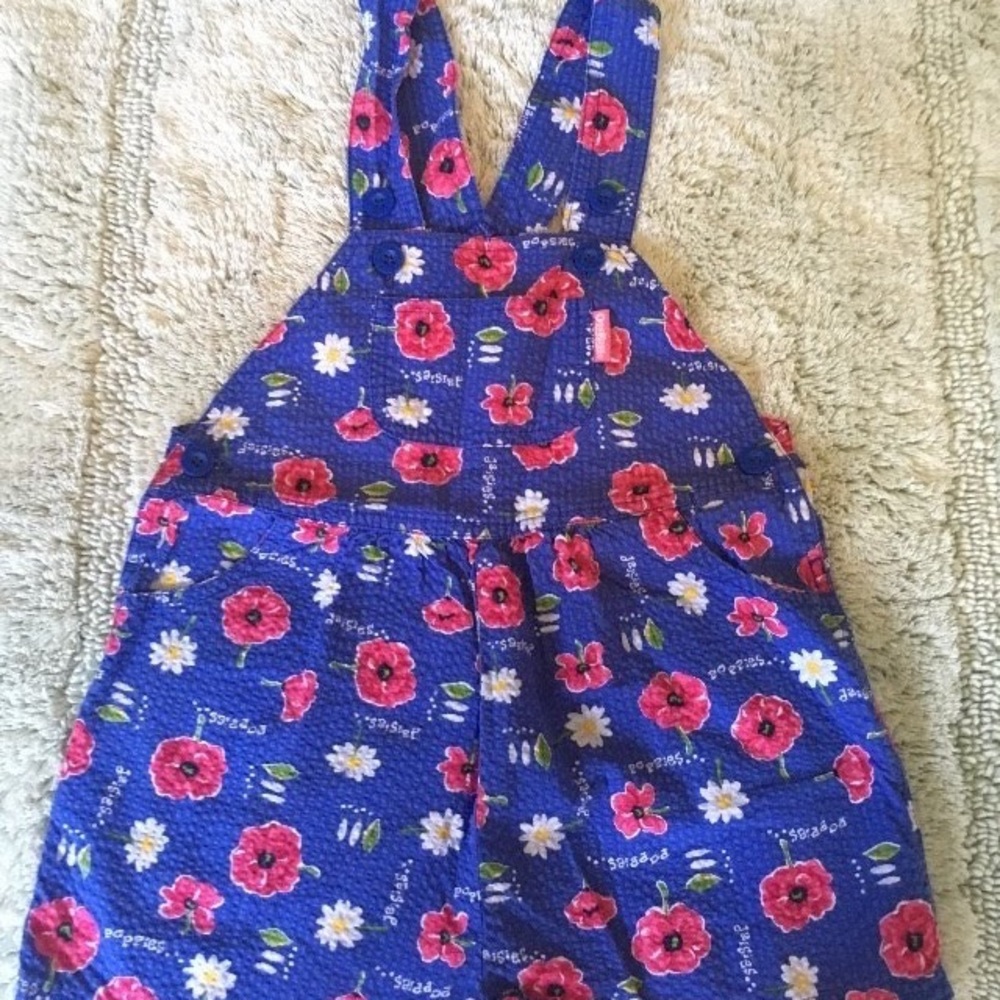 Flower dress with texture vintage